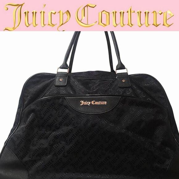 Juicy Couture Signature Juicy Logo Rolling Duffel Bag - Picture 1 of 11